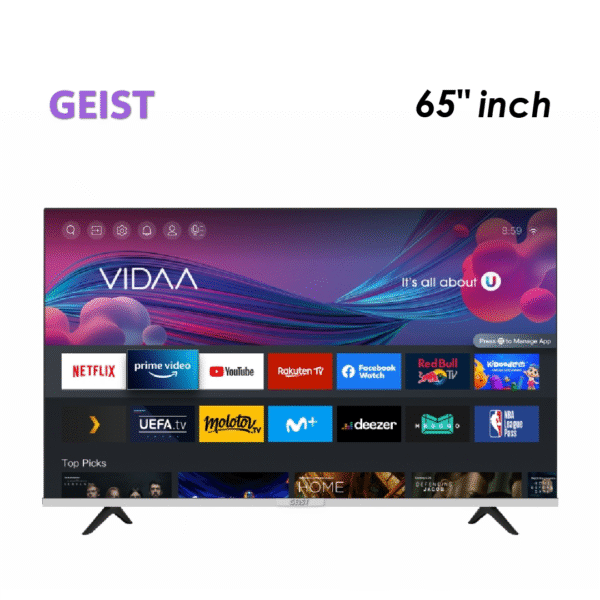 TV Geist 65" 4K UHD Smart Android