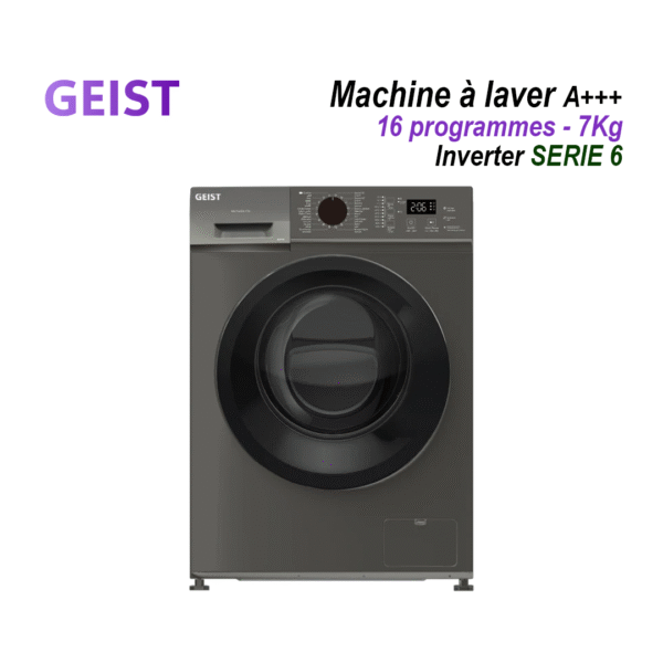 Machine à laver automatique Inverter SERIE 6 Dark Silver 66K