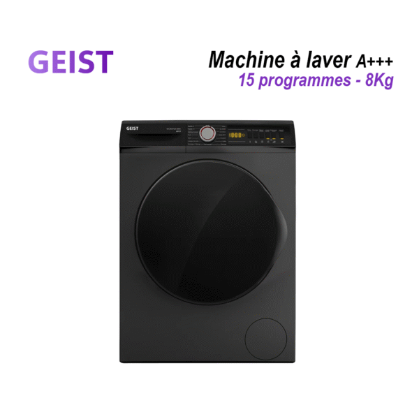 Machine à laver 8 Kg A+++ – 15 Programmes